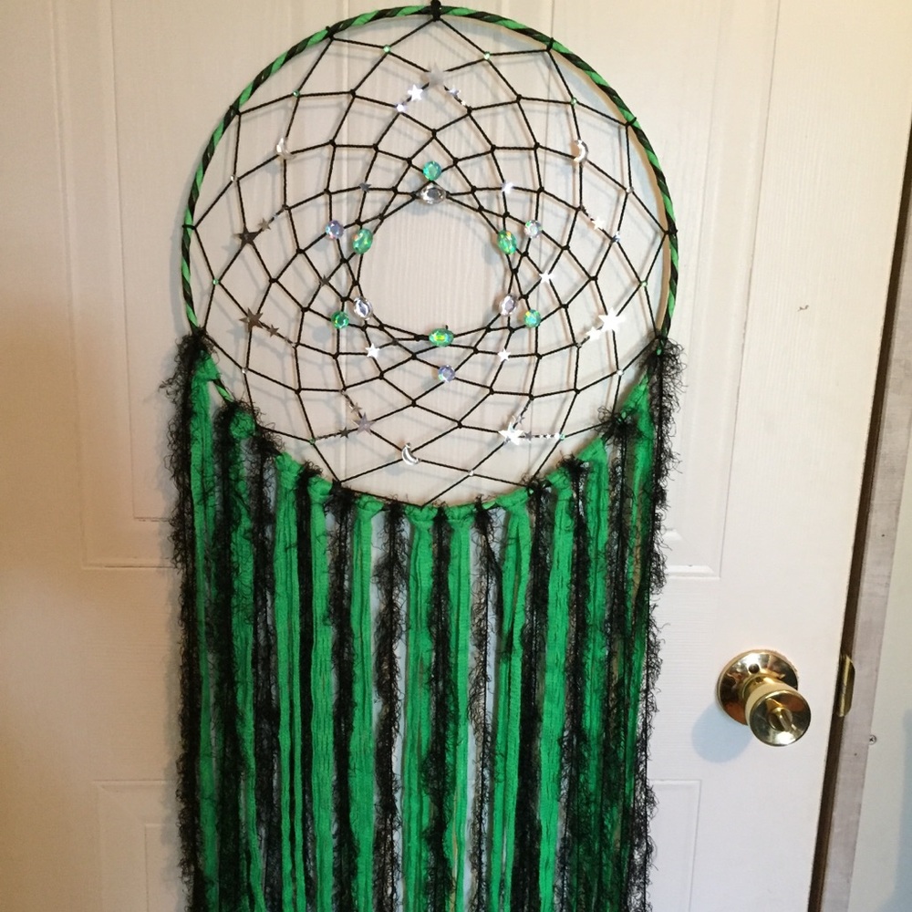 14 inch Neon Green dream catcher
